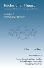 book cover, Teichmuller theory