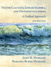 book cover, Vector Calculus